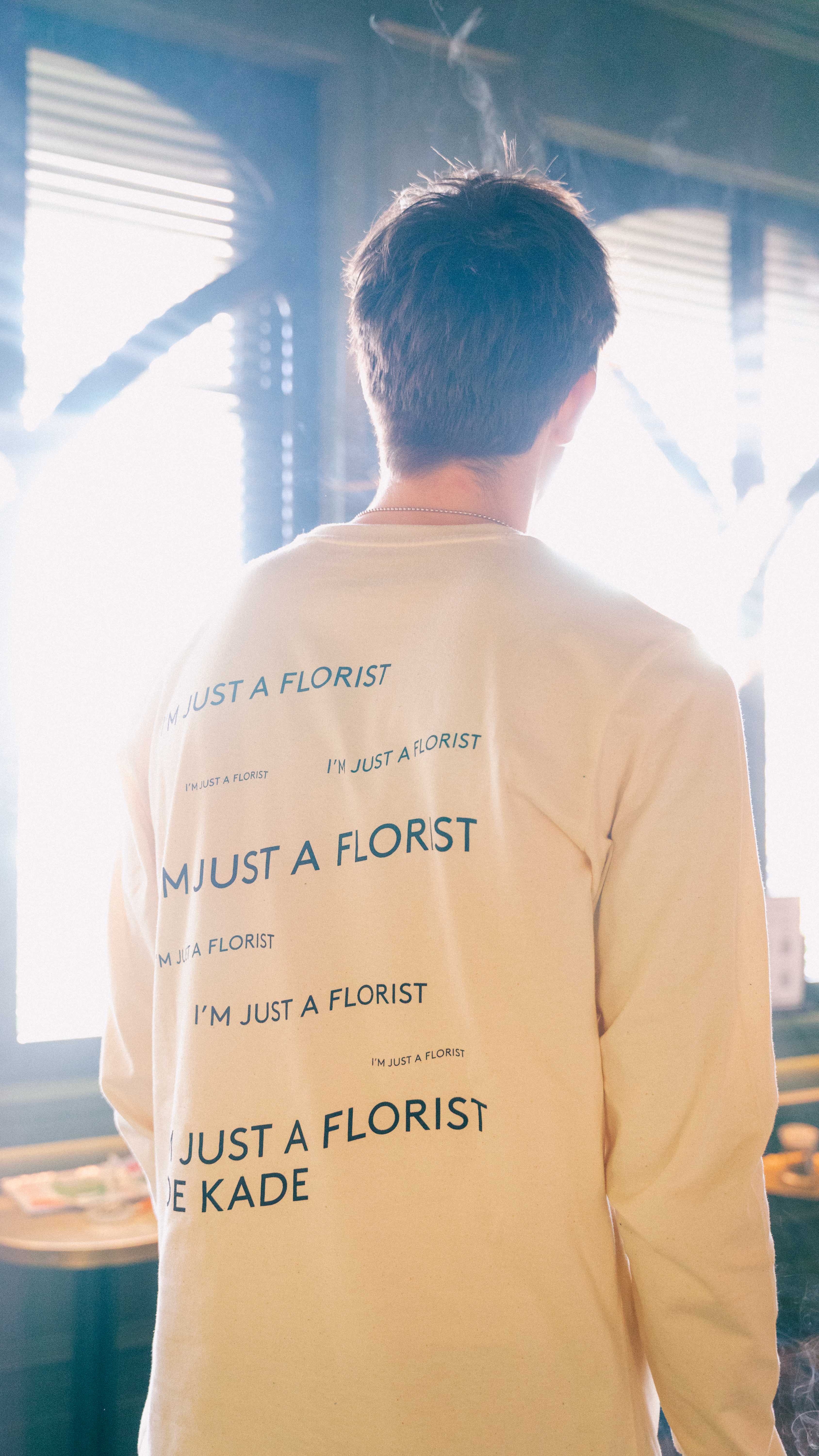 I'm just a florist longsleeve natural raw secondary image