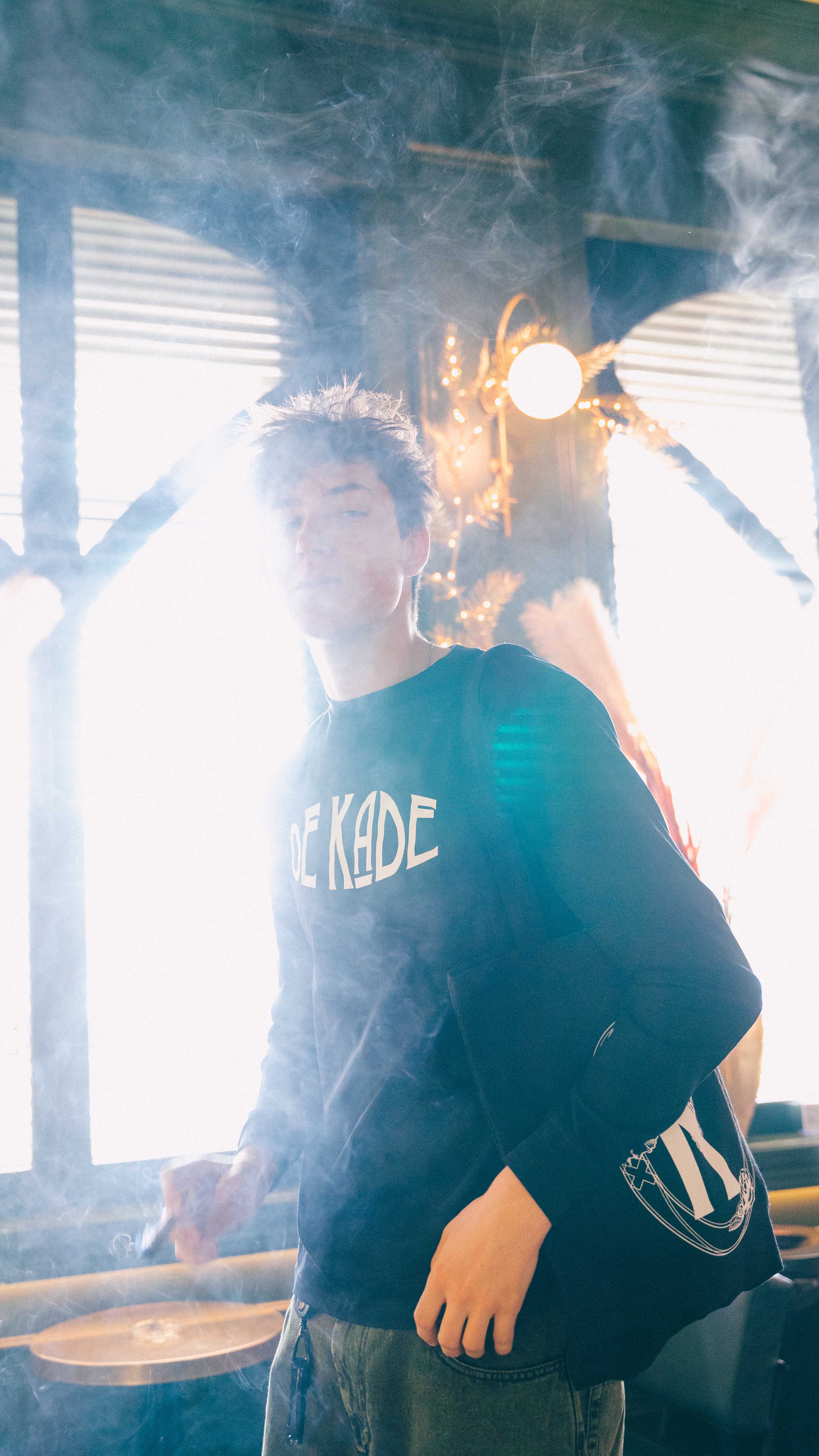 I'm just a florist longsleeve black secondary image