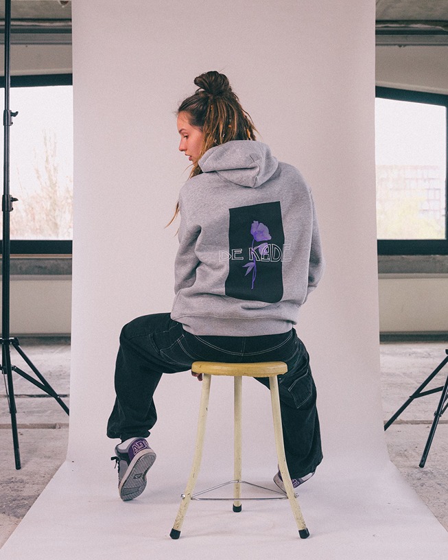 De Kade hoodie grey secondary image