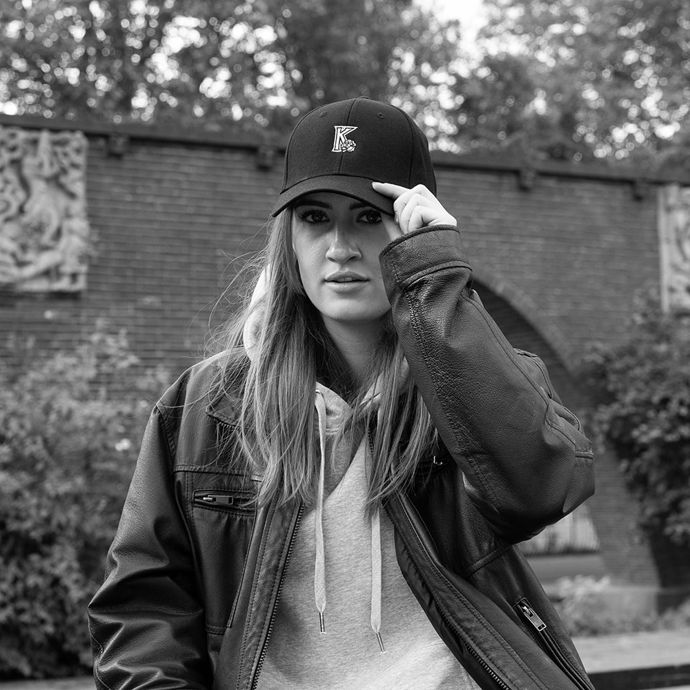 I'm just a florist signature logo dad cap  first image