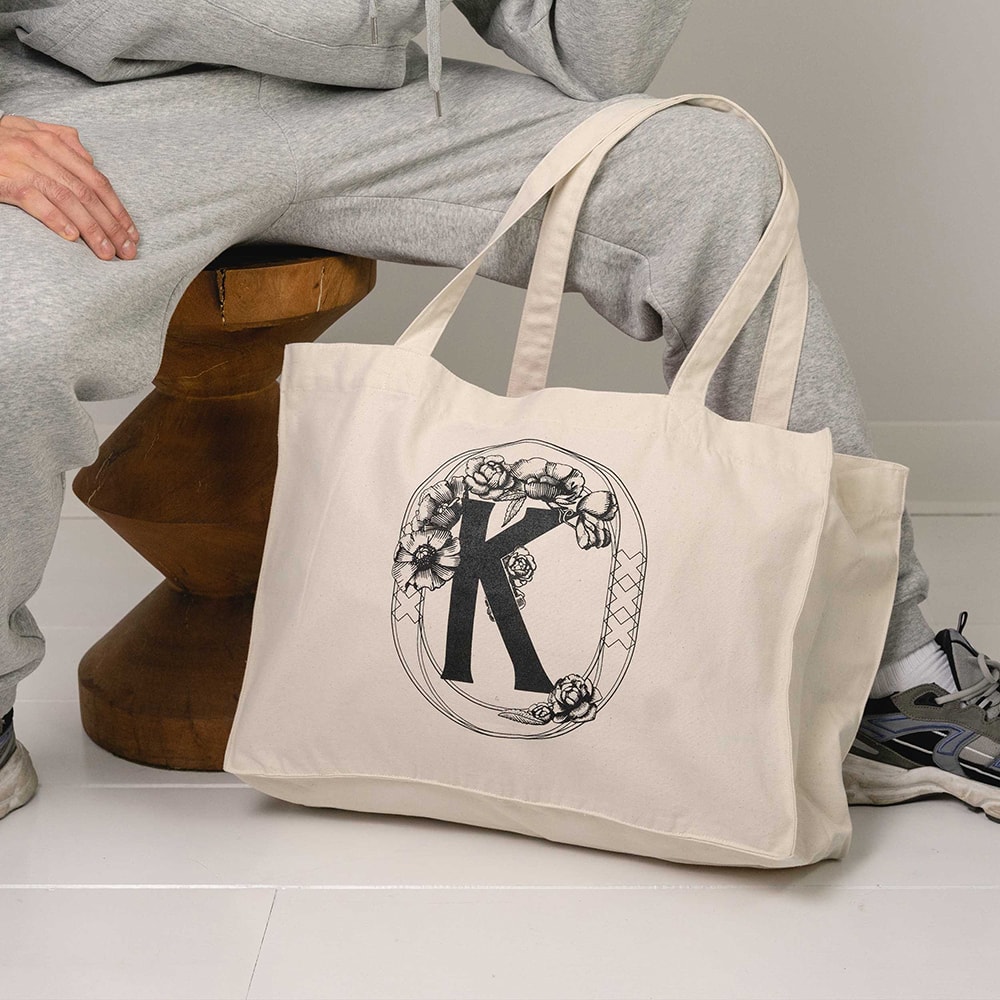 I'm just a florist shopper natural signature logo first image